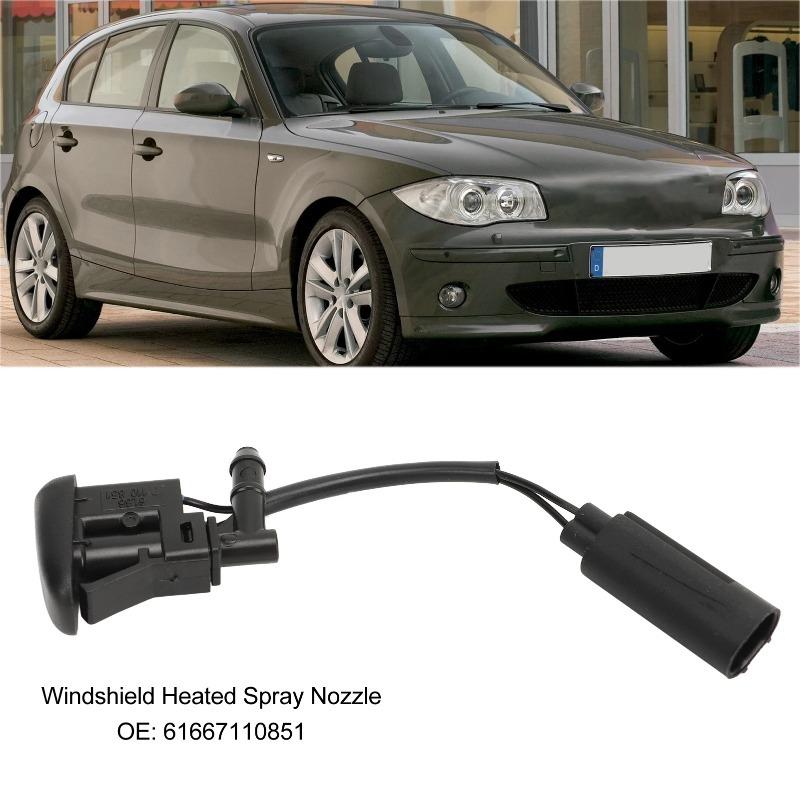 

1Pc Windshield Heated Spray Nozzle 61667110851 Windscreen Washer Sprayer Nozzle For BMW 1 Series E81 E87 E88