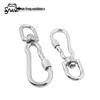 304 Stainless Steel 8-Shaped Rotating Nut Ring for Pet Leash Connector