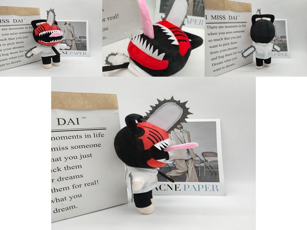 Denji Chainsaw Man Pluche Speelgoed Voor Anime Fans Milieuvriendelijk Pp Katoen Materiaal 30cm Maat Perfecte Decoratie