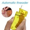 Automatic Needle Threader Tool - DIY Stitch Insertion Simple Threader Needle for Sewing Crafting Kit Adults Old Kids Housewives