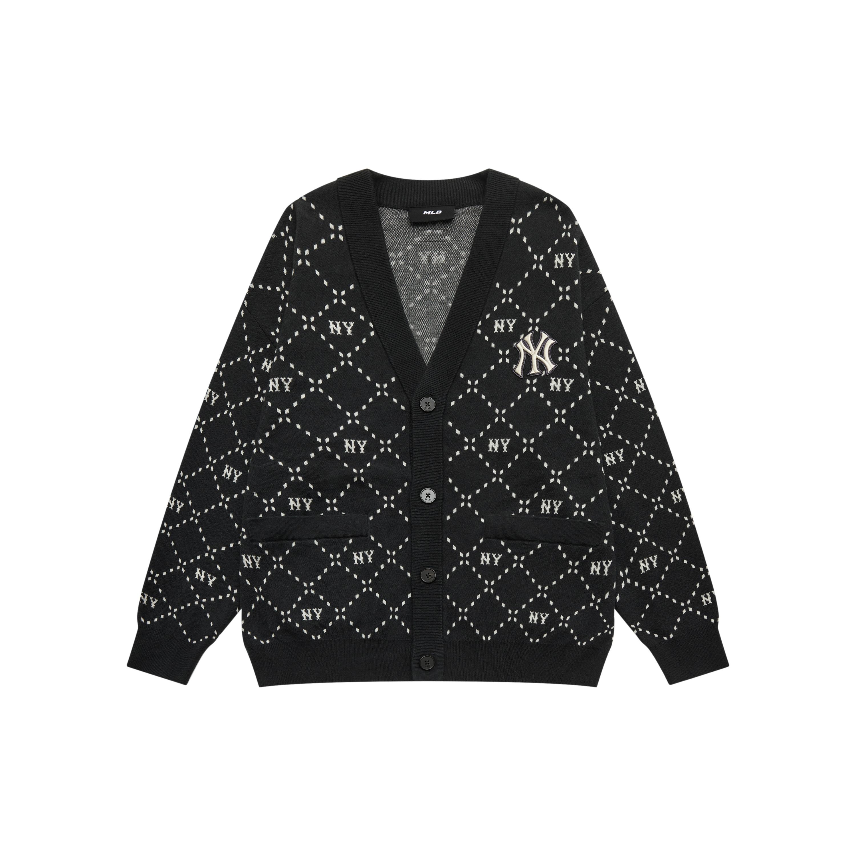 MLB Knitwear Unisex Charcoal Gray 3AKCM0134-50CGS S