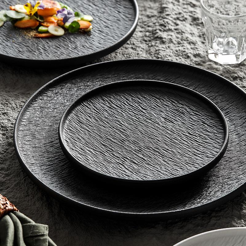 Creative Ceramic Dinner Plate - Ideal for Steak, Pasta, and More