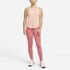 Nike Dri-FIT One Logo Print Round Neck Tank Top Women Tops Rose DM7368-609