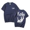 Awesome Singer Rock Band Korn Graphic T-shirt Harajuku Streetwear Men's Novelty Cotton Tshirt Men Short Sleeve Man Casual Tees