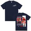 Camiseta de Tour del Álbum Puzzle de la Cantante Chiara Oliver Unisex Ropa para Mujer Moda Estética Camisetas Casuales Cuello Redondo Camiseta de Algodón