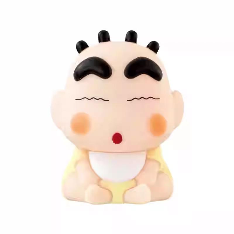 Japanese Edition Crayon Shin-chan Baby Style Gashapon Toys Nohara Shinnosuke Lovely Figure Model Ornaments Kid Friendly Entertaining Fun Play Safe
