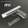 1911 Repeated Throwing Shell Toy Gun Anti Blowing Glock Soft Bullet Simulation Hand Snatching Children's Boy Shooting Bullets