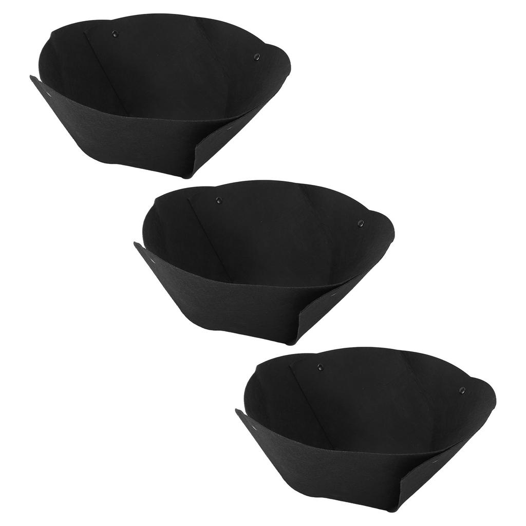 3 Stück Halbrunder Pflanzgefäß-Einsatz Halbkreis Blumentopf-Einsatz Wandkorb-Einsatz Ersatz für