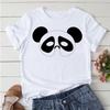 Summer Tshirts Cartoon T shirt women Kawaii Panda Yoga Print Cute Women tee-shirt Short Sleeve Tee Ladies Casual Tops T-shirt