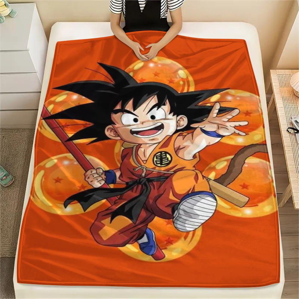 

Goku Relaxing Warm Flannel Blanket, Printed Cover Suitable for Indoor Space and Outdoor Picnic, Travel.-TING 75x90cm