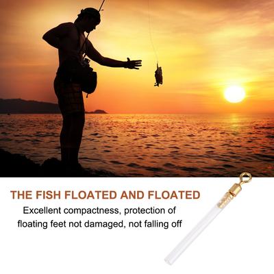 3 Sizes 50pcs Set New Fishing Swivels With Tube Floats Adapters Accessories