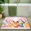 Sunset Beach Lapras Pokemon Print Soft Non-Slip Absorbent Doormat Rug Indoor Home Bathroom Entryway Floor Decor Mat