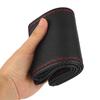 Schwarz+Rot DIY Auto Lenkradbezug 38Cm Mit Nadel Und Faden