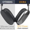 SOULWIT Protective Accessories for AirPods Max: TPU Cover + Headband Cover + Earpad Case, Multi-Functional Protection Kit, Scratch-Resistant, Sweat-Re