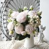 30CM Artificial Peony Flores Bouquet 5 Heads Simulation Flowers  Home Wedding Decoration