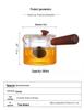 High Borosilicate Glass Side-Handle Tea Kettle Set with Infuser