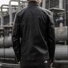 Męska skórzana marynarka garniturowa męska Slim Fit krótki płaszcz Moda męska skórzana kurtka Streetwear Casual Blazer Kurtki Męska odzież wierzchnia