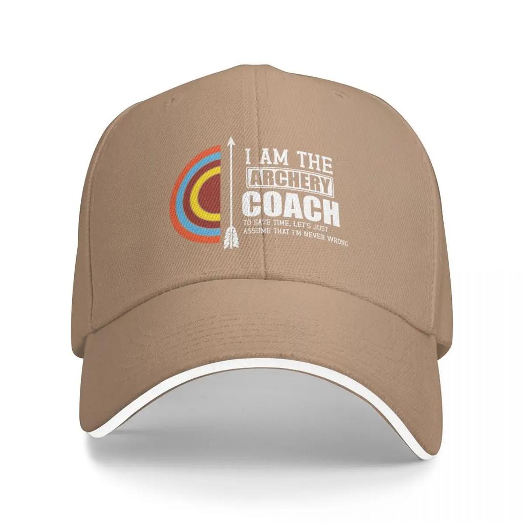 Archery Coach Multicolor Hat Peaked Womens Cap Personalized Visor Outdoor Hats