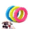 Interactive Pet Supply Toy Dog Toys Training Flying Discs Pet Ring Spiky Circle Bite-Chew Molar Cleaning Tooth Pet Supplies
