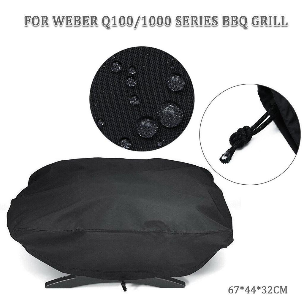 Weatherproof Grill Cover for Weber Q1000 Series (67.1 x 44 x 32 cm)