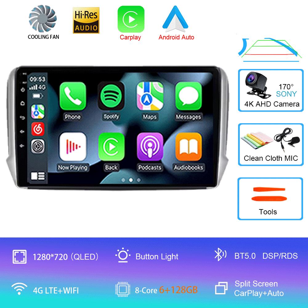 Android 14 For Peugeot 2008 208 Series 2012 2013 2014 2015 - 2018 Multimedia Stereo Car GPS Player Navigation Radio Video Player