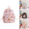 Lightweight Capybara Kids Backpack With Cartoon Design Ideal For School And Play