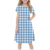 Children's Summer Short-sleeved Casual Fashion Round Neck Dress