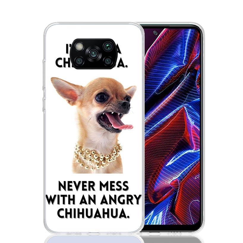 Chihuahua Puppy Teacup Dogs Case Phone Cover for Xiaomi Poco X3 Nfc X5 X6 X7 X4 Gt F7 Ultra F6 F5 Pro F4 F3 M5S M5 M4 M3 5G Tren