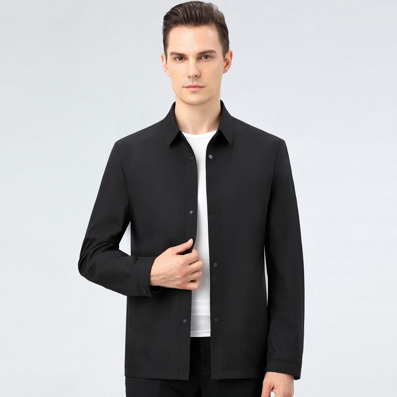 

Качественная весенняя куртка нового стиля для мужчин, куртка для мужчин молодого и среднего возраста, повседневная куртка на пуговицах, куртка с лацканами, короткий повседневный топ 195