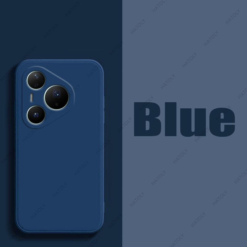 Liquid Silicone For Huawei Pura 80 Ultra case For Huawei Pura 80 Pro Cover TPU Shockproof Protective Case For Huawei Pura 80 Pro