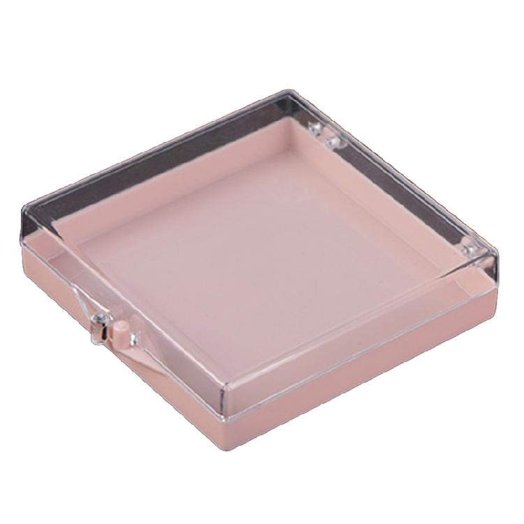 

Empty False-Nail Organizers Box Waterproof Dust-proof Small Clear Jelwery for Ca 1 рожевий