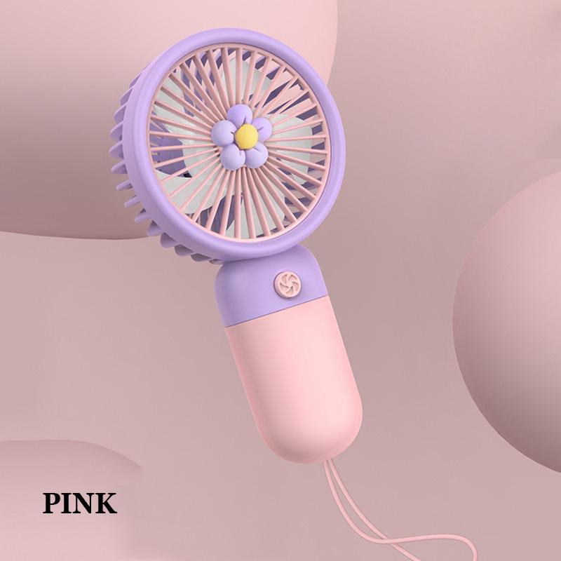 Летний мини-вентилятор портативный ручной вентилятор мультяшный милый студенческий настольный USB-зарядка фруктовый несколько стилей и цветов вентилятор
