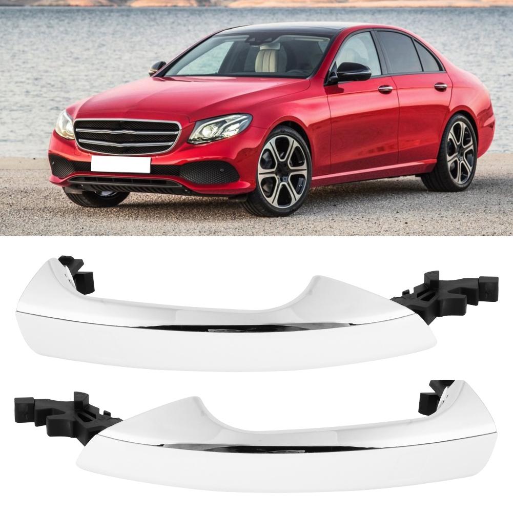 1 Pair Front Exterior Door Handle Fit for Mercedes Benz E Class C300 W204 2047601370 2047601470
