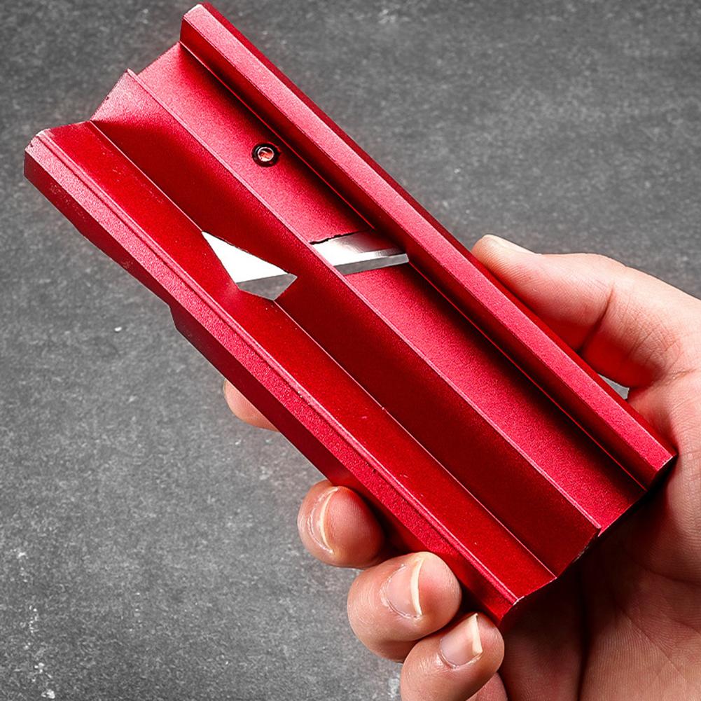 Fazownik do gratowania 45 stopni z 10 ostrzami Narzędzia do obróbki drewna Wodoodporny Dwukanałowy Ręcznie robiony Strug do fazowania