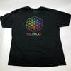 Coldplay A Head Full Of Dreams Album Logo Size XL Black T Shirt Band Merch Tee