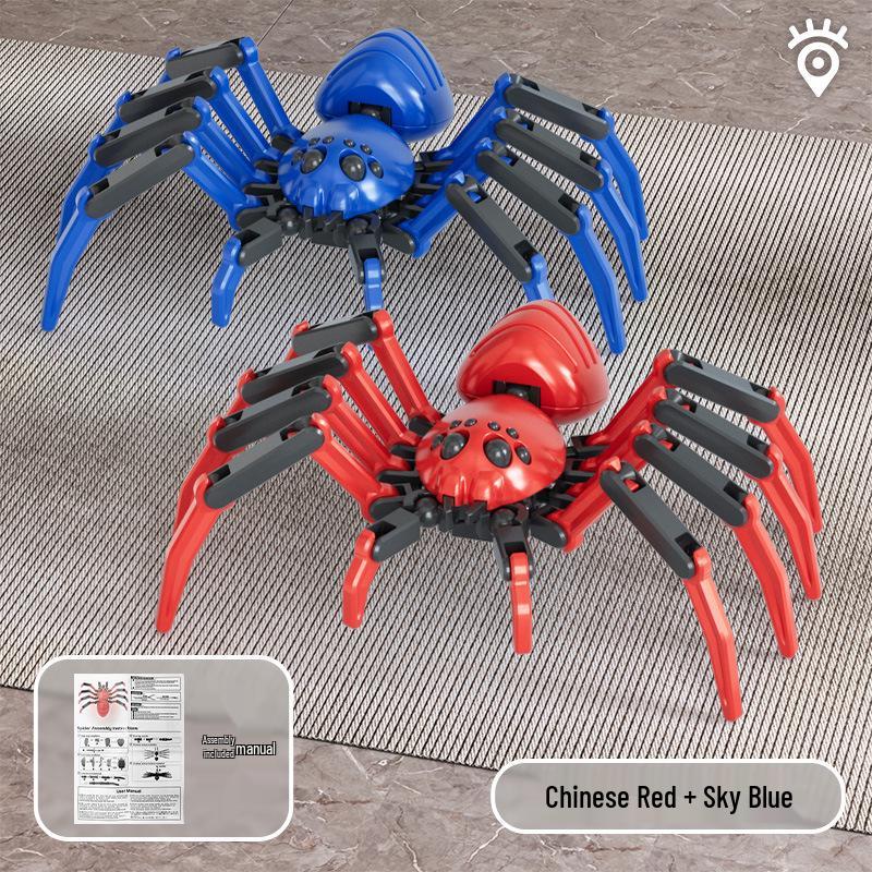 Creative Movable Spider Robot Toy - Jointed Prank Doll & Desktop Ornament for Kids