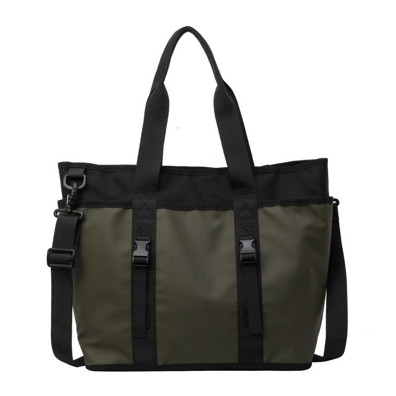 Large capacity shoulder messenger bag men's and women's bags simple fashion casual niche multi-functional versatile shoulder bag