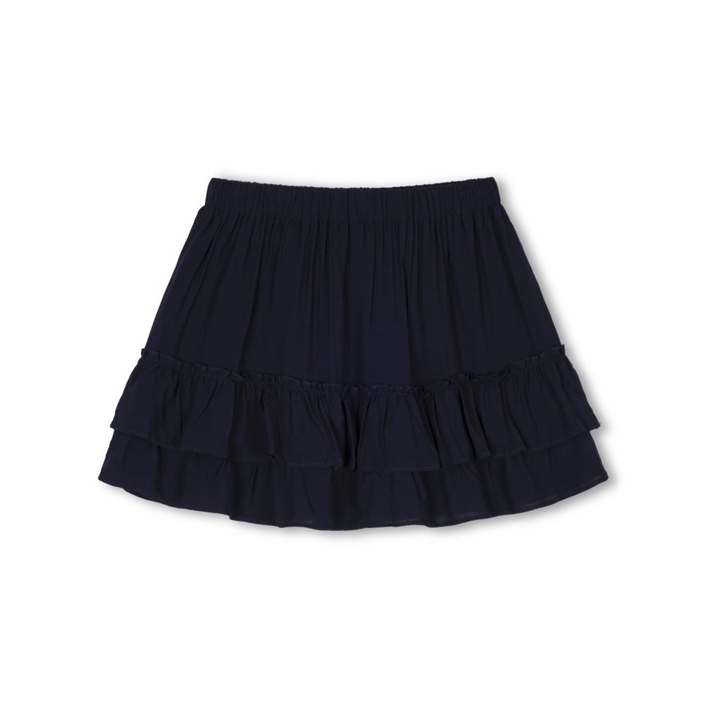 Moa Fluffy Layer Skirt (Navy)