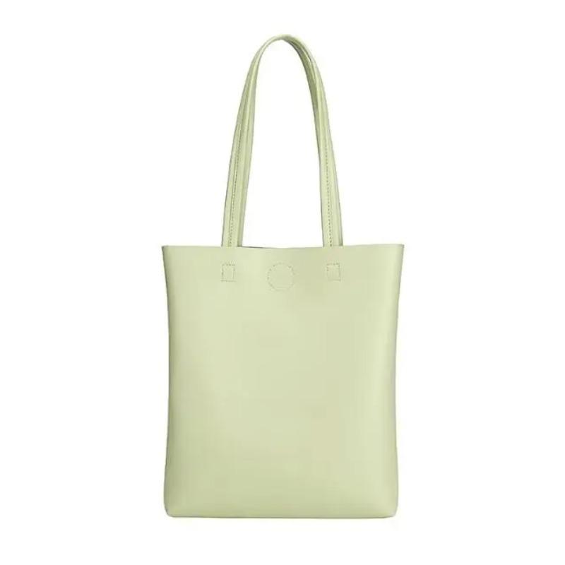 Female Bag New Soft Leather Tote Bag Student Wild Simple Large Capacity One-shoulder Handbag