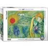 (EG60000848) - Eurographics Puzzle 1000 Pc - Chagall - Les Amoureux, Vence