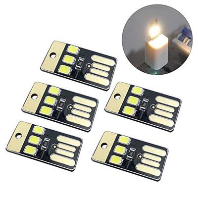 Talos 5Pcs Outdoor Camping Mini Portable USB Night Light LED Desktop Computer Lamp
