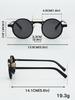 1Pc Fashionable Round Glasses Retro Stylish Simple And Fashionable Single Product Glasses Fashionable Wear Daily Casual