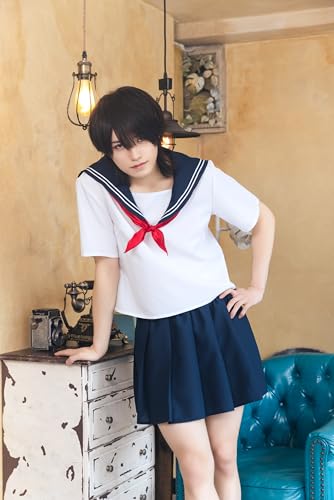 Clearstone Honey Boy Cosplay Halloween Sailor Costume for Men, Navy