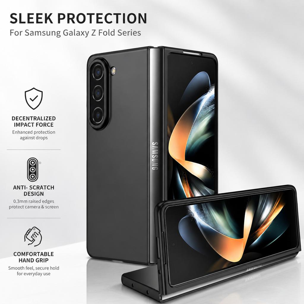 Slim Thin Protective Accessories Case for Samsung Galaxy Z Fold7 5G Fold 7 6 5 3 2 4 Fold6 Fold3 Fold4 Fold5 Fold2 Folding Cover
