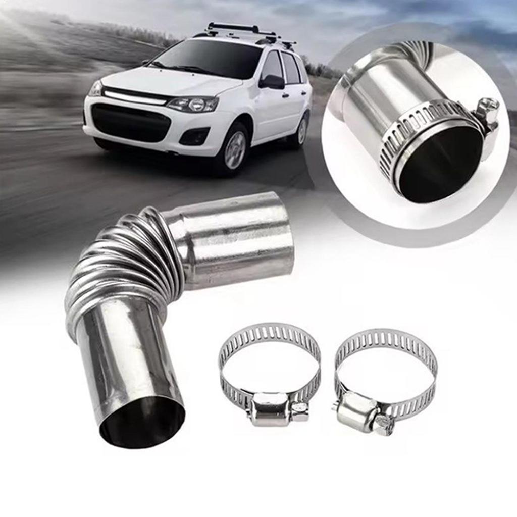 Automotive Replacement Exhaust Pipes Air Parking Heater Extension Tube Temperature Resistant Air Parking Heater Elbow Exhaust