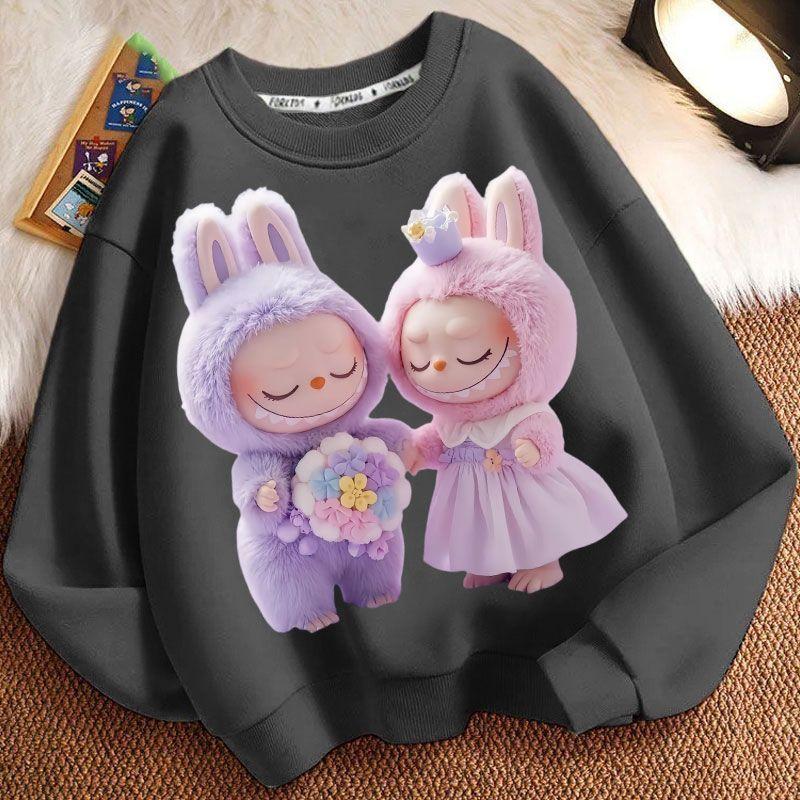 Children's Casual Hoodies, Fashionable Long-sleeved Loose Hoodies for Boys and Girls In Spring and Autumn