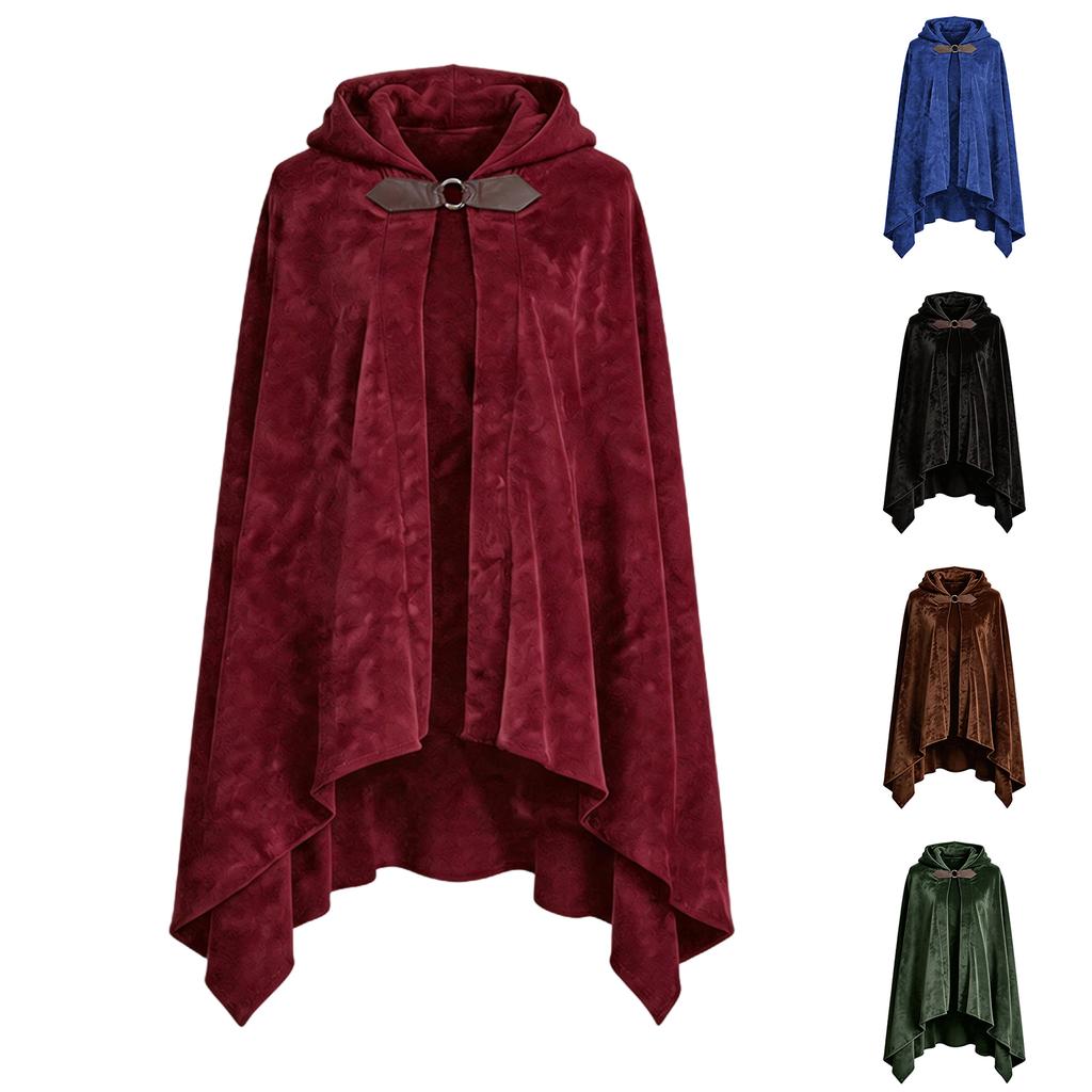 Halloween Costume Cape - Velvet Cloak for Role Play
