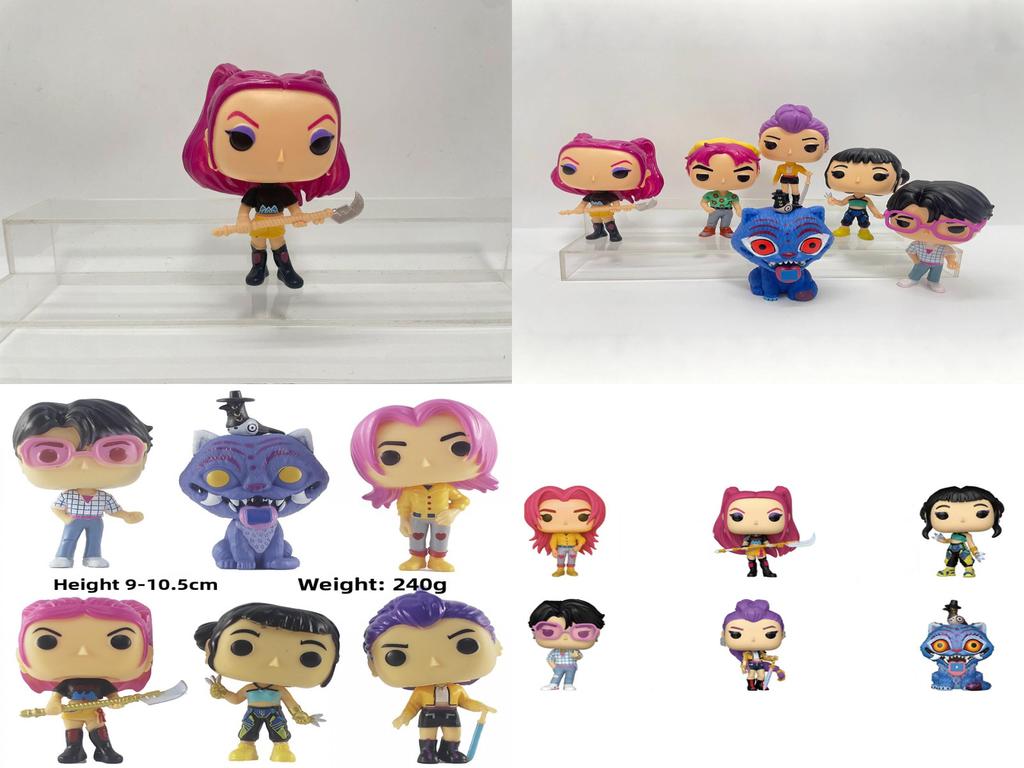 Kpop Demon Hunters Pvc Figure Collectible Set For Fans And Display