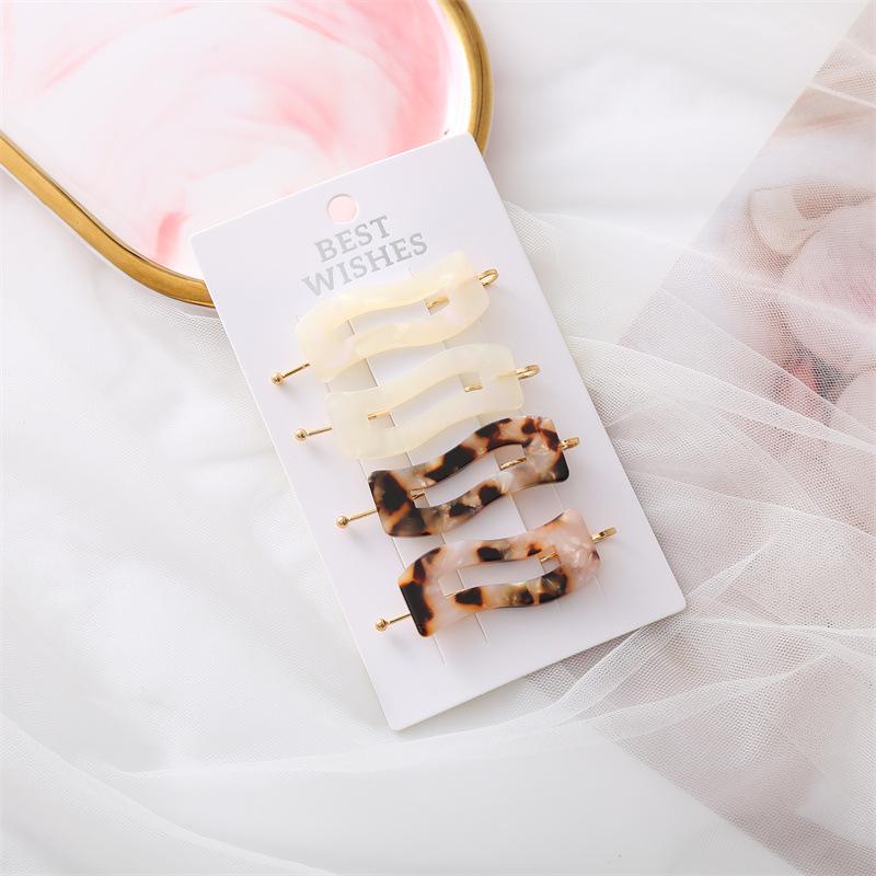 2/3/4/6 sztuk octanu makijaż spinki do włosów koreańska moda złoty biały brokat spinka do włosów nakrycia głowy dziewczyny kobiety akcesoria do włosów