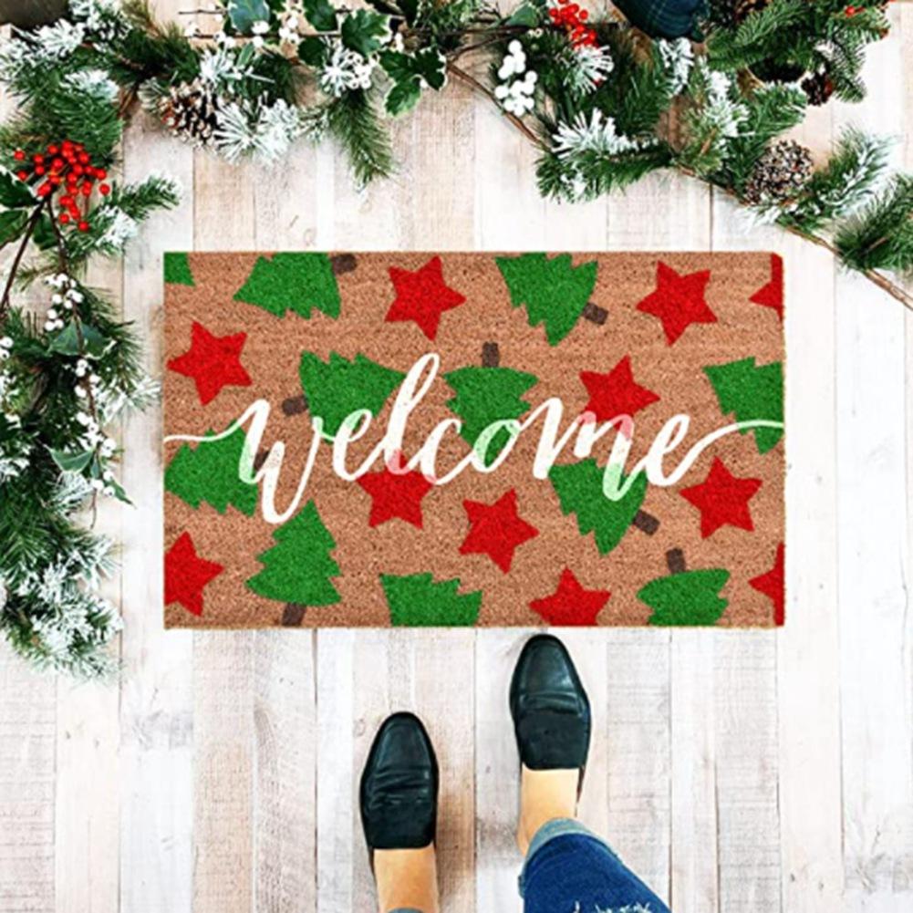 Good-Doormat Indoor Entrance Christmas Doormats Welcome Home Carpet Front Door Mat Decorations Xmas Bathroom Rug